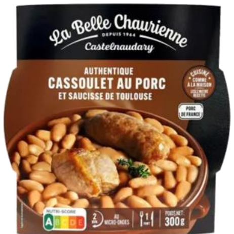 Cassoulet de porco e salsichas de Toulouse 300g