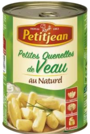 Pequenas Quenelles de vitela 255g