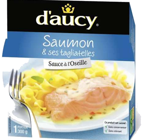 Salmão e tagliatelle com molho de l’Oseille 300g