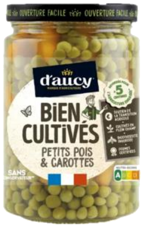 Ervilhas com cenouras 250g