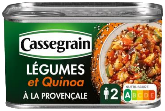 Legumes e quinoa à provençal 375g