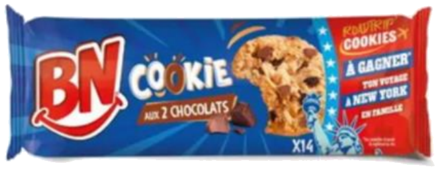 Cookies com dois tipos de Chocolates x14 150g