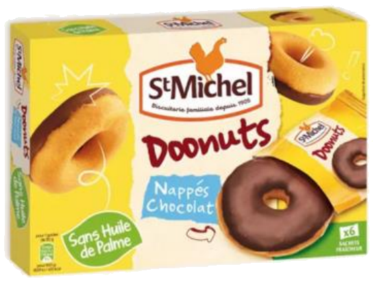 Donuts de chocolate x6 180g