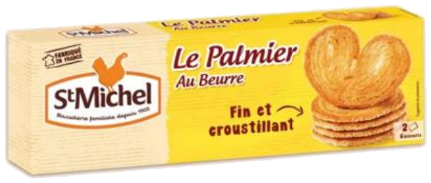 Palmiers de manteiga x2 87g