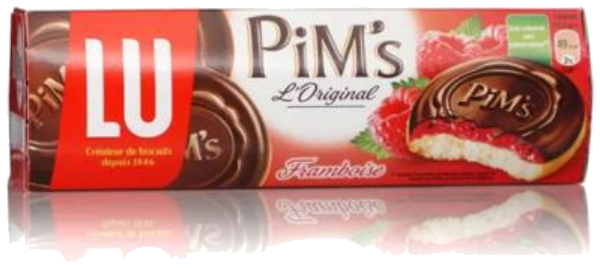 Bolachas Pim's framboesa 150g