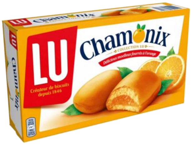 Bolinhos Chamonix laranja 250g