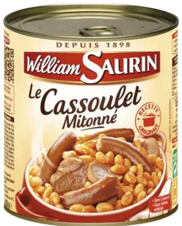 Cassoulet cozinhado lentamente 840g