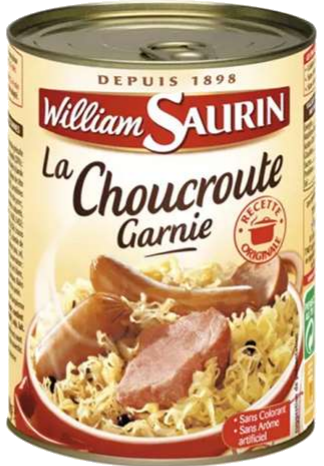 Chucrute guarnecida 400g