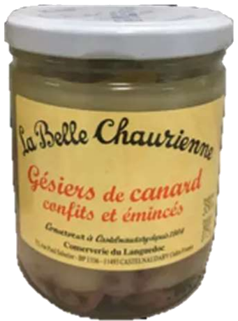 Confit de moelas de pato fatiadas 350g